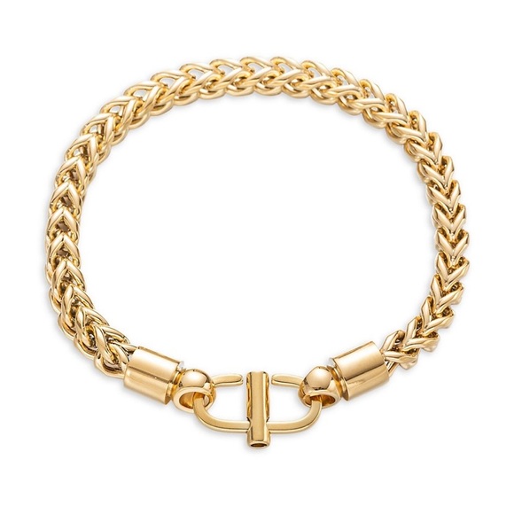 eye candy Jewelry - NWT Eye Candy Luxe 18k gold plated braided bracelet